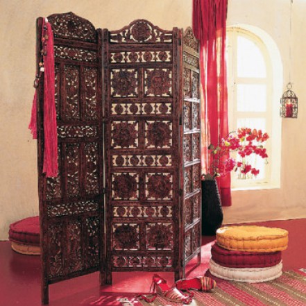 moucharabieh traditionnel palais oriental