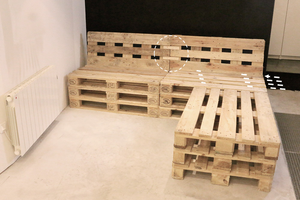 créer meuble palette bois