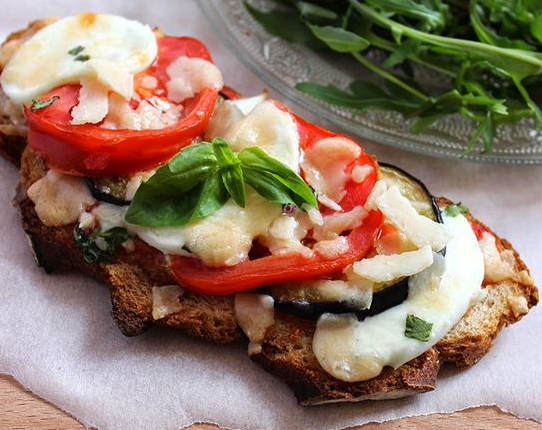 plat de résistance pas cher tartine legumes saison
