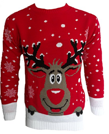 pull de noël homme laid