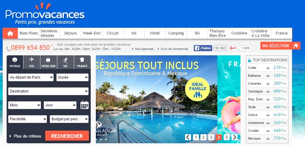 code promo promovacances