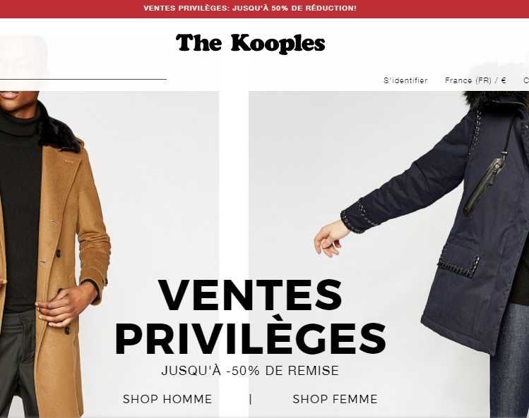 Soldes ventes privées