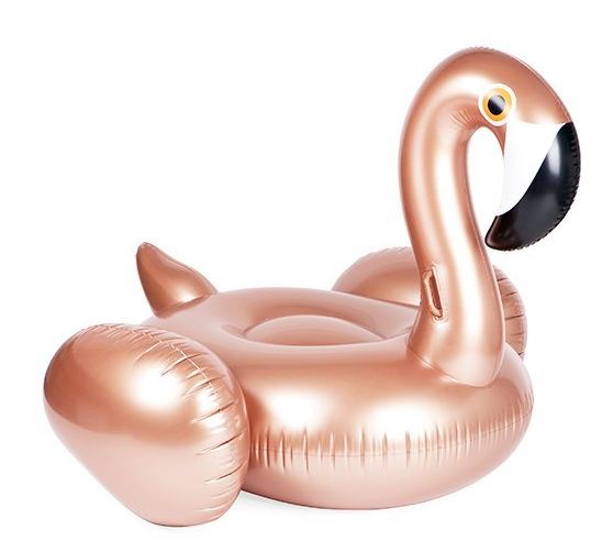 bouée gonflable flamant rose