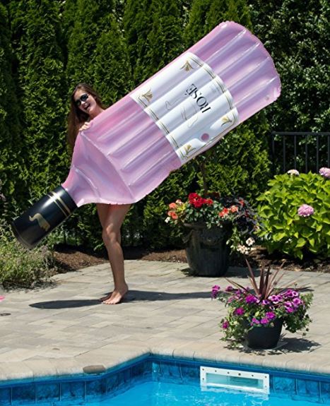 bouée originale bouteille rosé