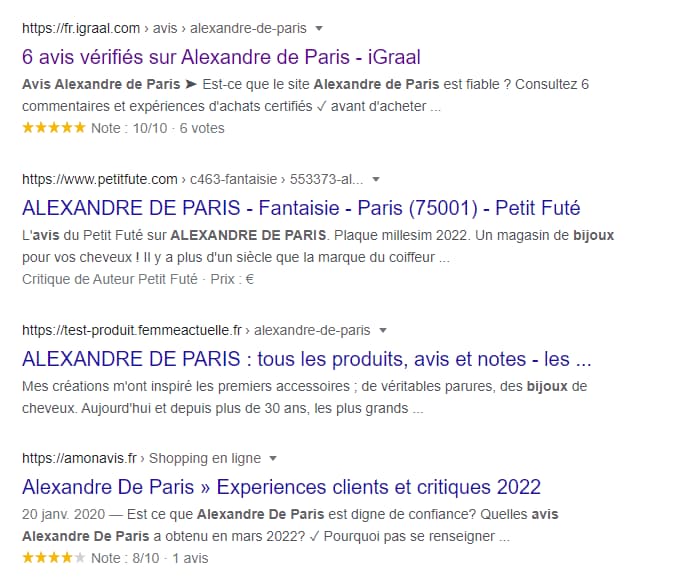 avis alexandre de paris