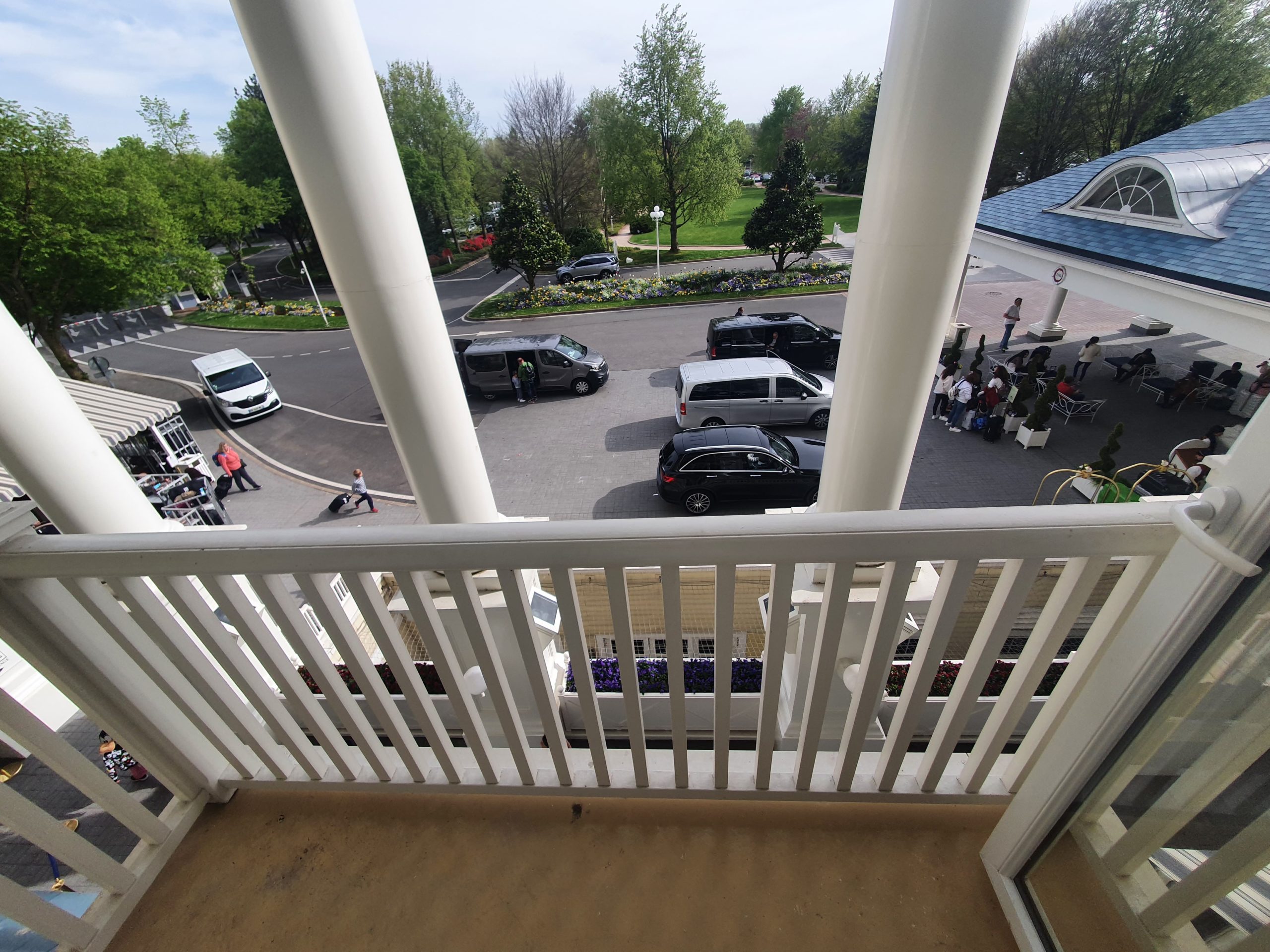 balcon hôtel Newport Bay Club de Disney Paris