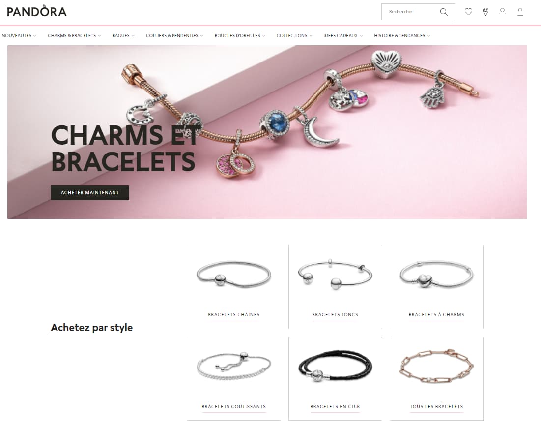 bracelets pandora