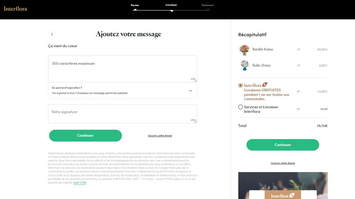 livraison interflora
