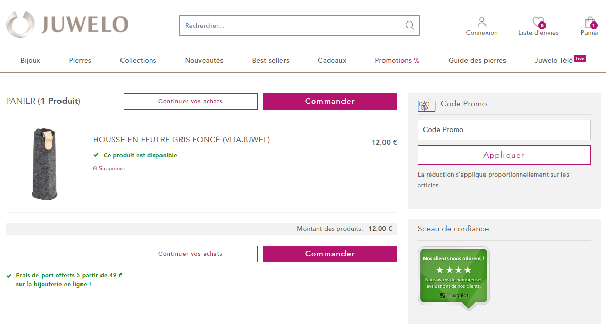 panier juwelo