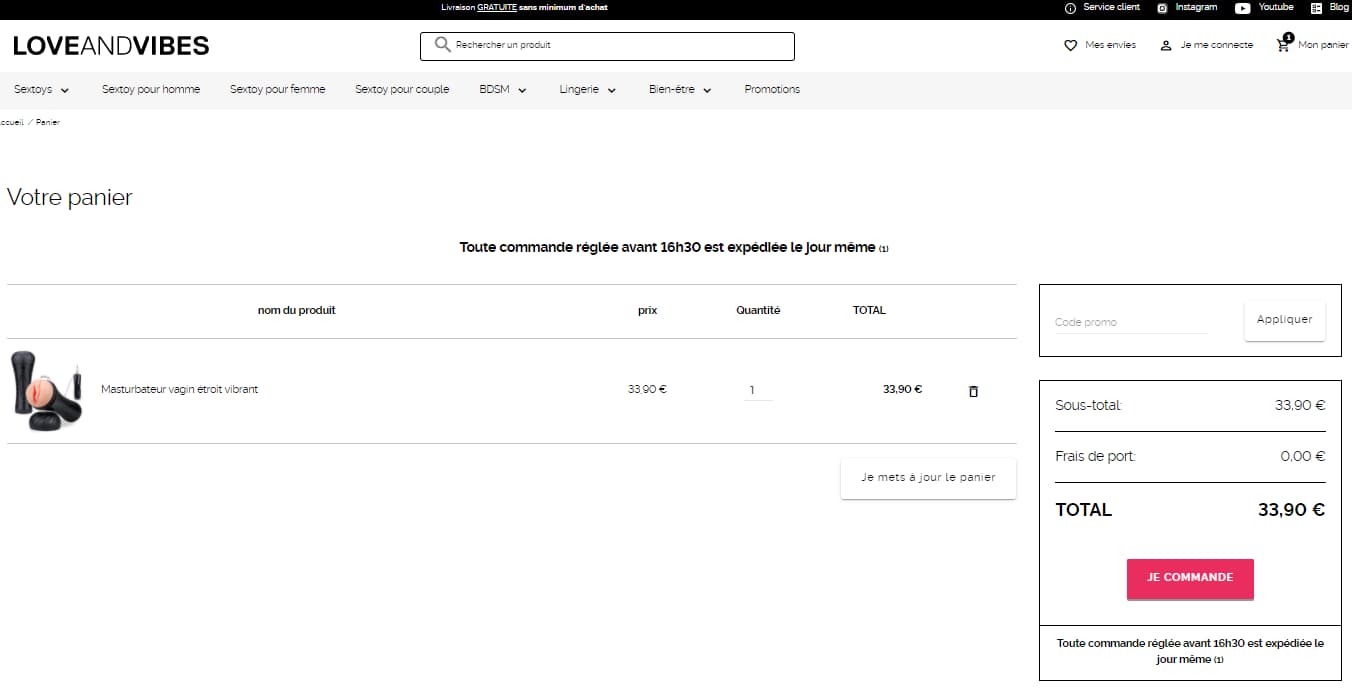 panier love and vibes