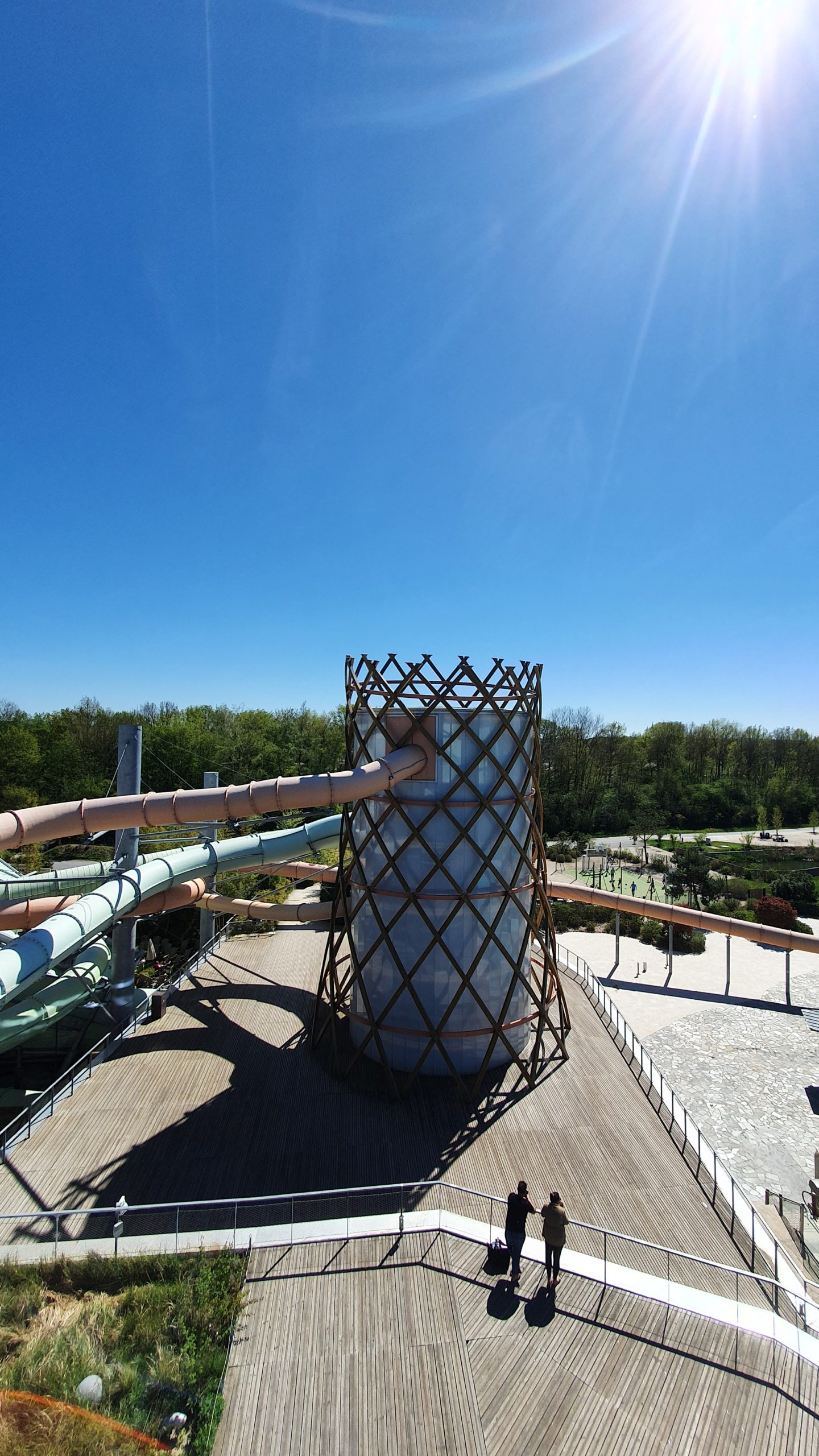 tobogan piscine center parcs village nature paris
