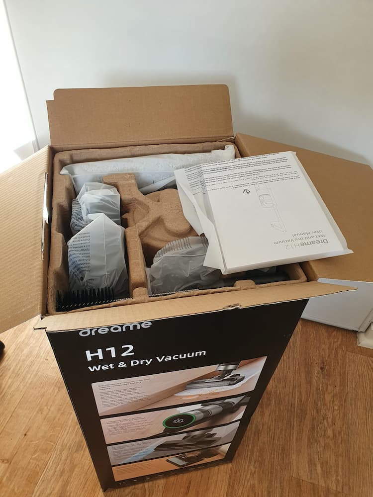 contenu emballage aspirateur dreame h12