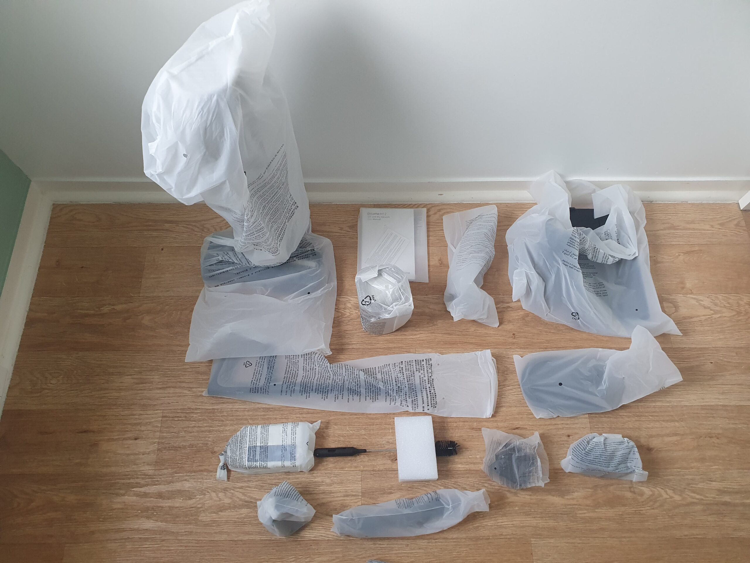 accessoires dreame m12 emballés