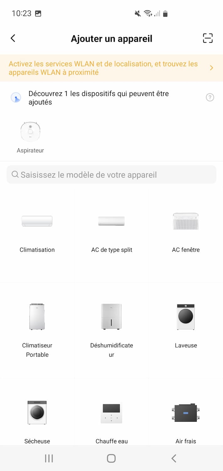 ajout produit smarthome