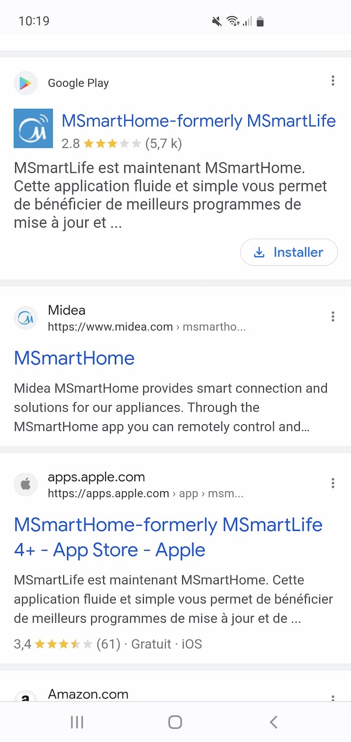 application smarthome