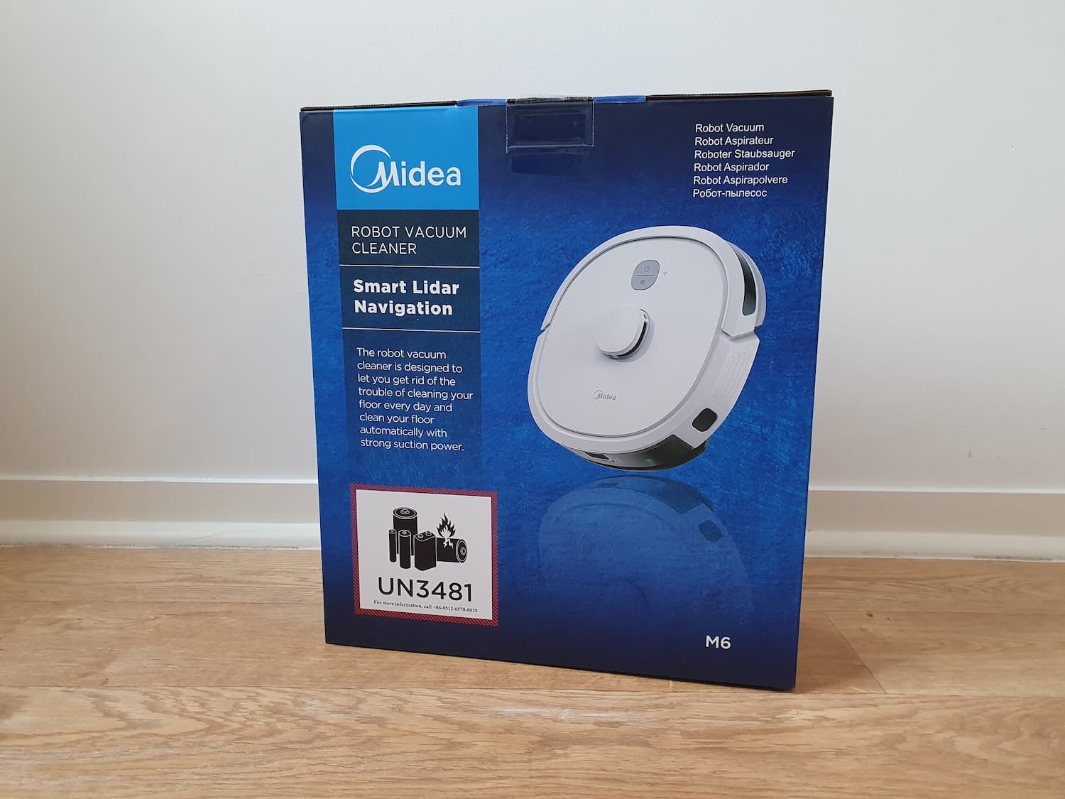 emballage aspirateur robot midea m6