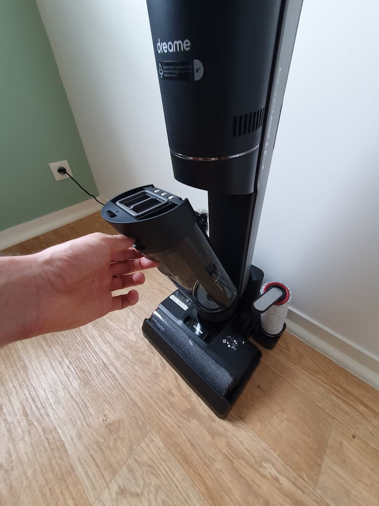 Réservoir eau usagée aspirateur Dreame H12 Pro.