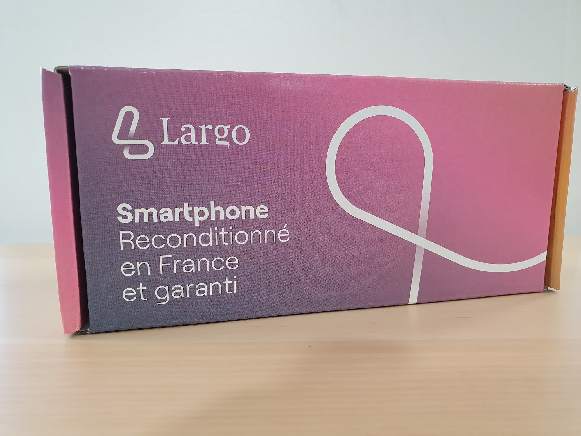 carton protection téléphone reconditionné largo