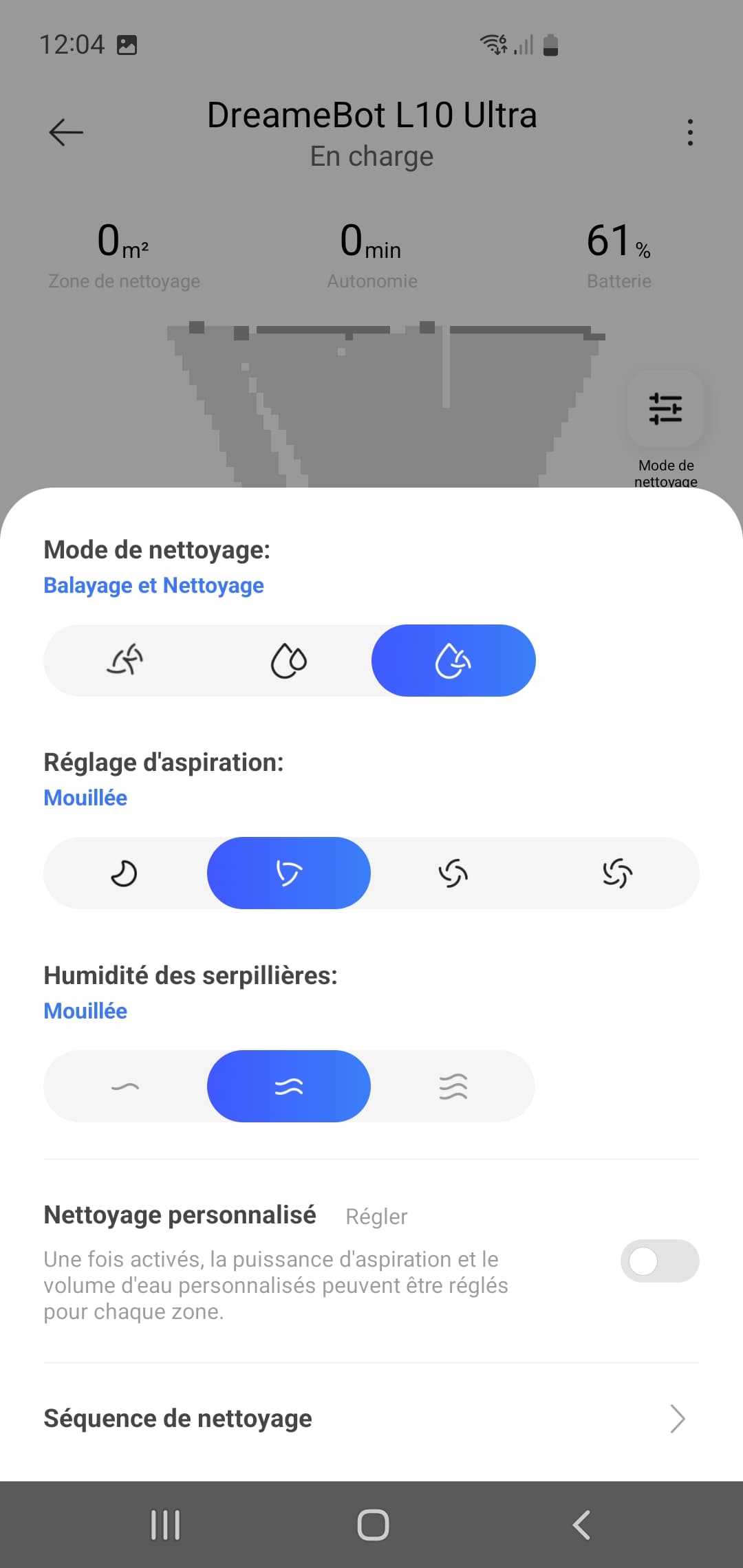 réglage dreamebot l10 ultra
