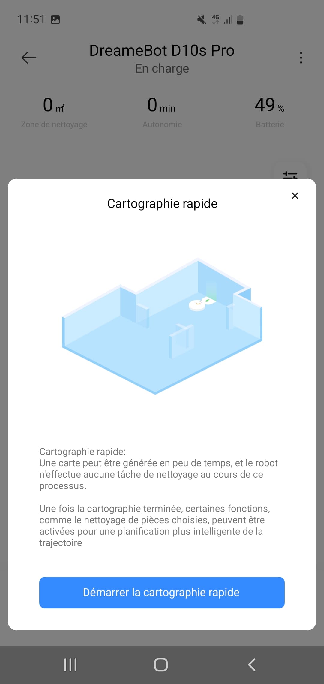 cartographie DreameBot D10s Pro
