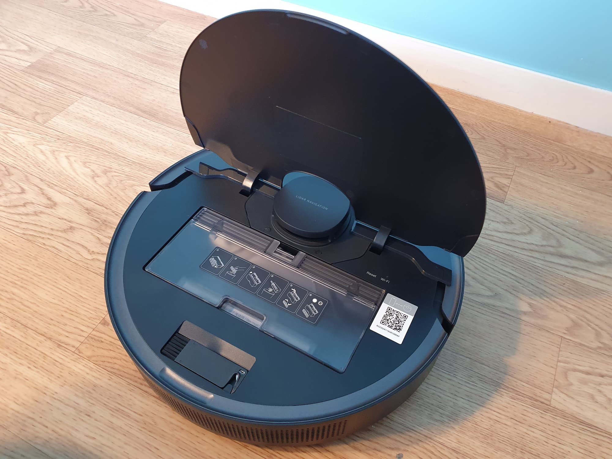 intérieur aspirateur robot dreamebot d10s pro