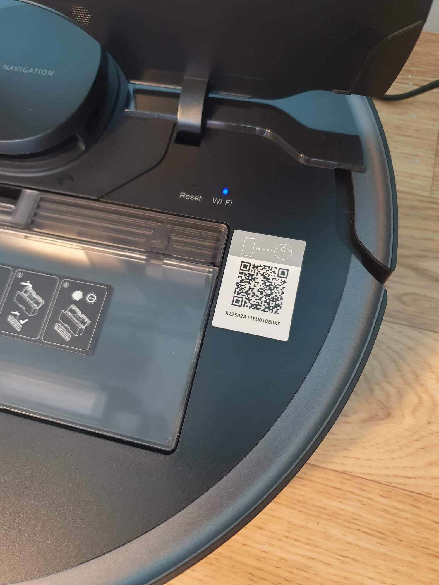 qr code aspirateur robot dreamebot d10s pro