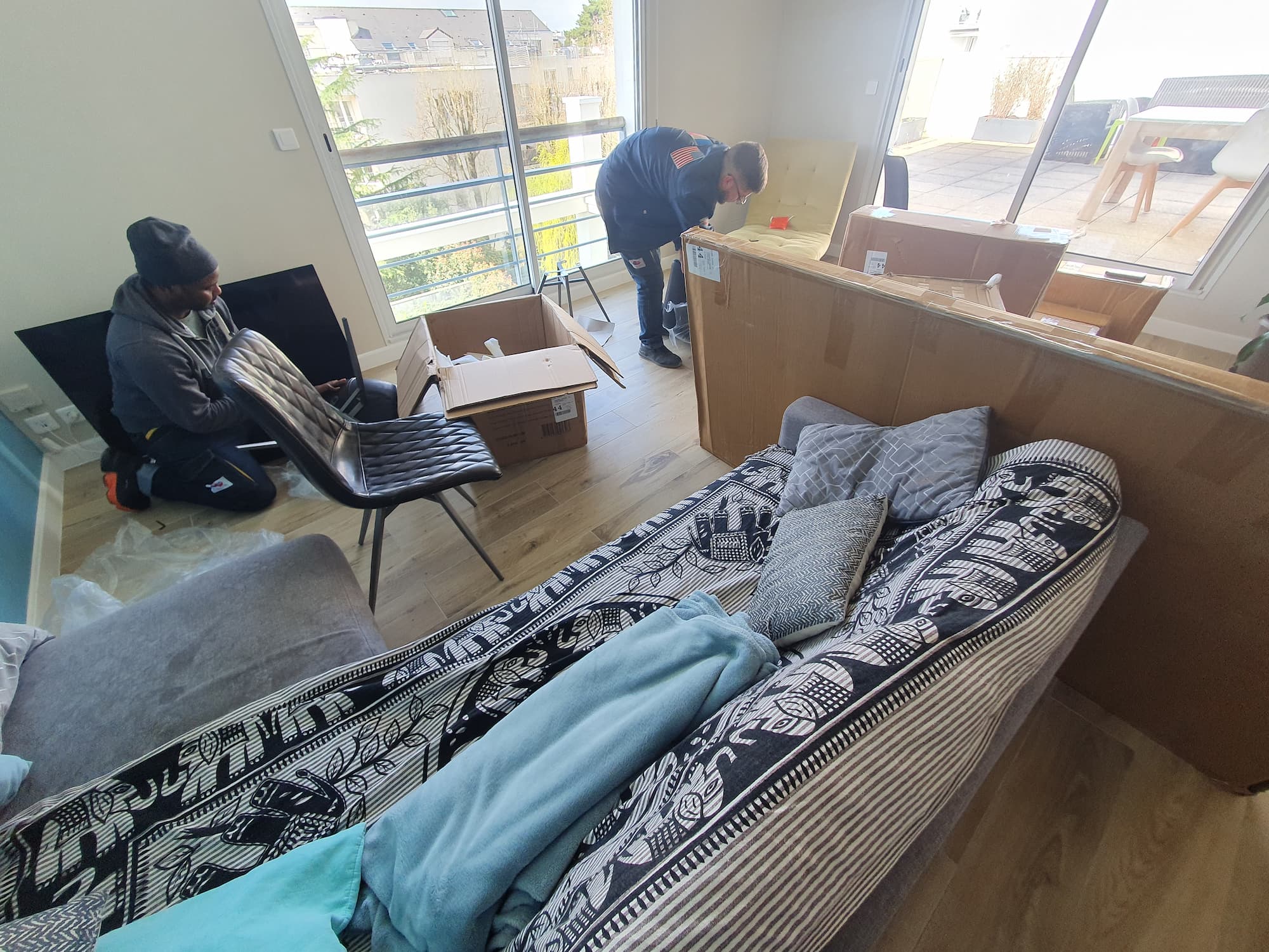 déballage meuble pier import