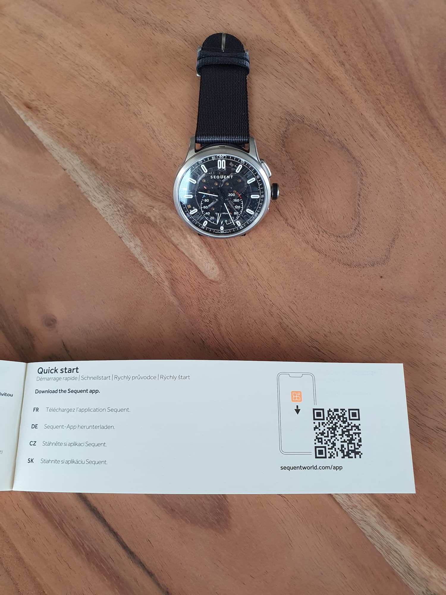 qr code montre sequent