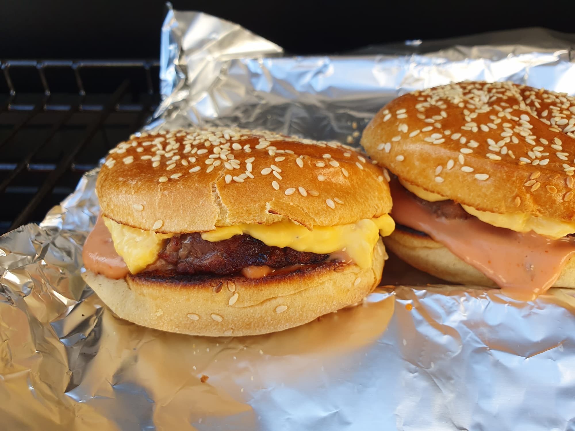 burger barbecue campingaz