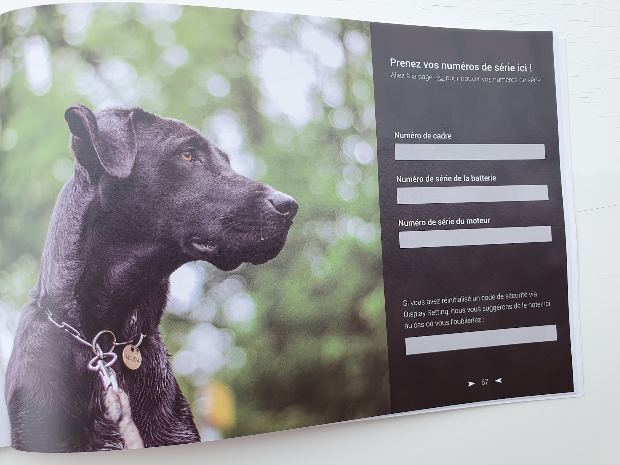 enregistrement velo himiway