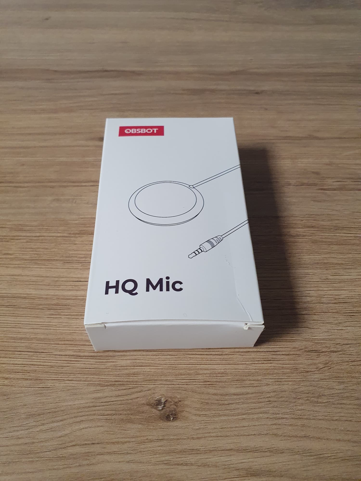 le micro Obsbot dans son emballage.