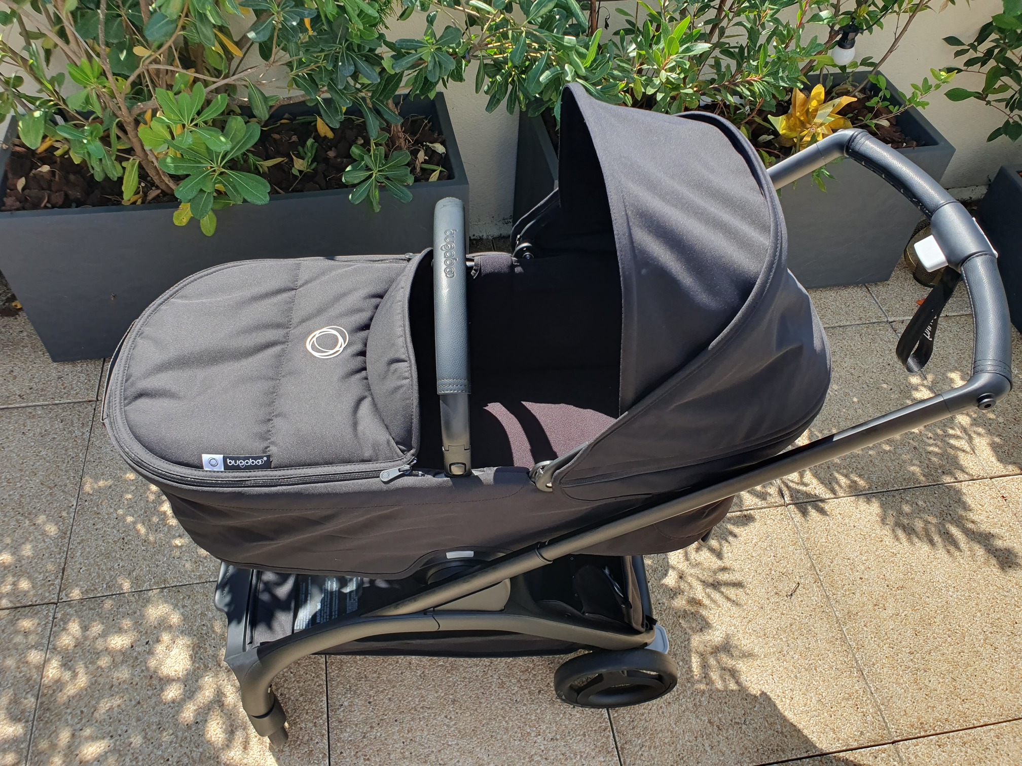 La nacelle de la poussette Dragonfly de Bugaboo