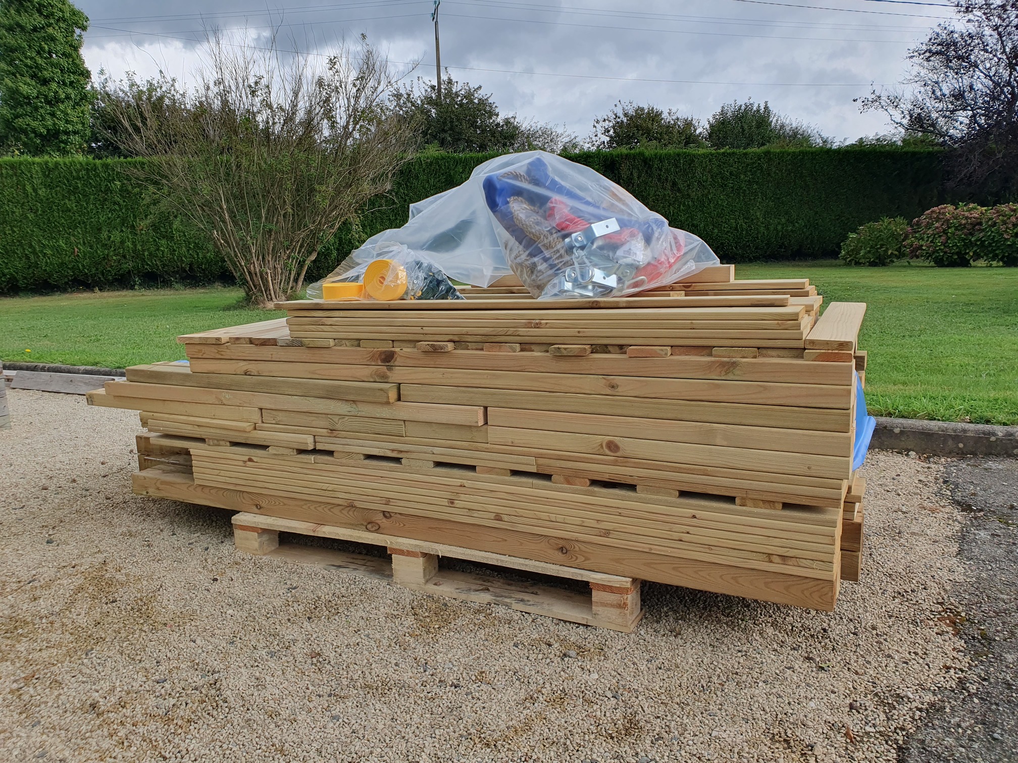 aire de jeux pour enfant en kit