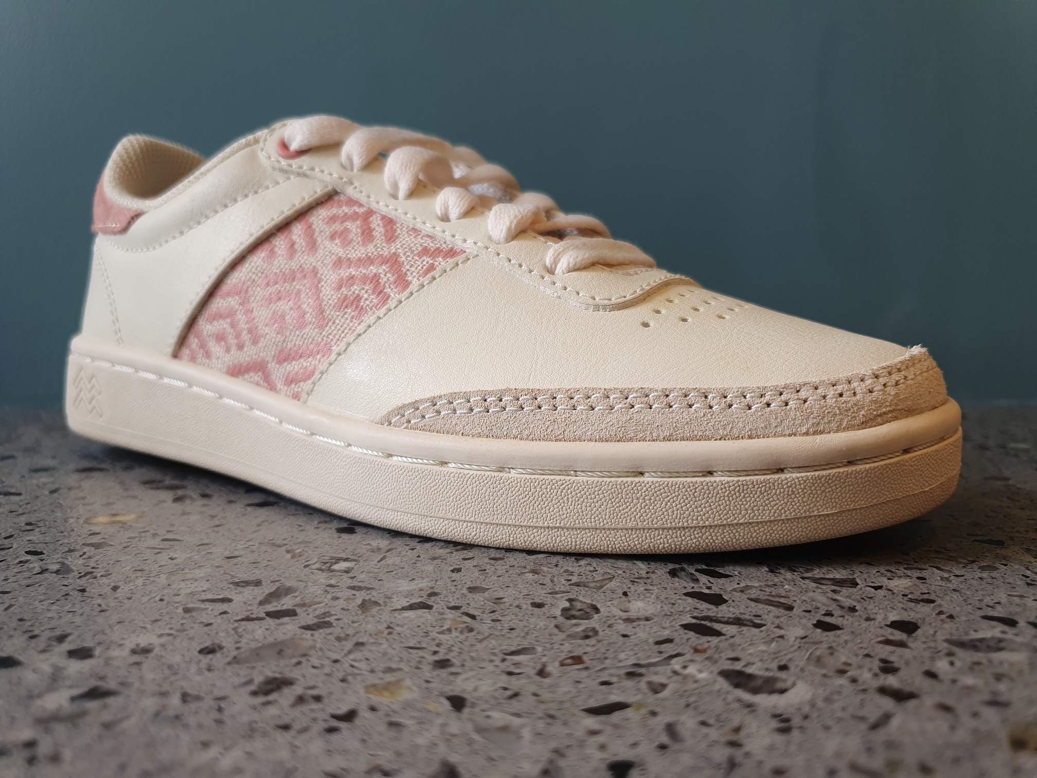 chaussures femme motif rose