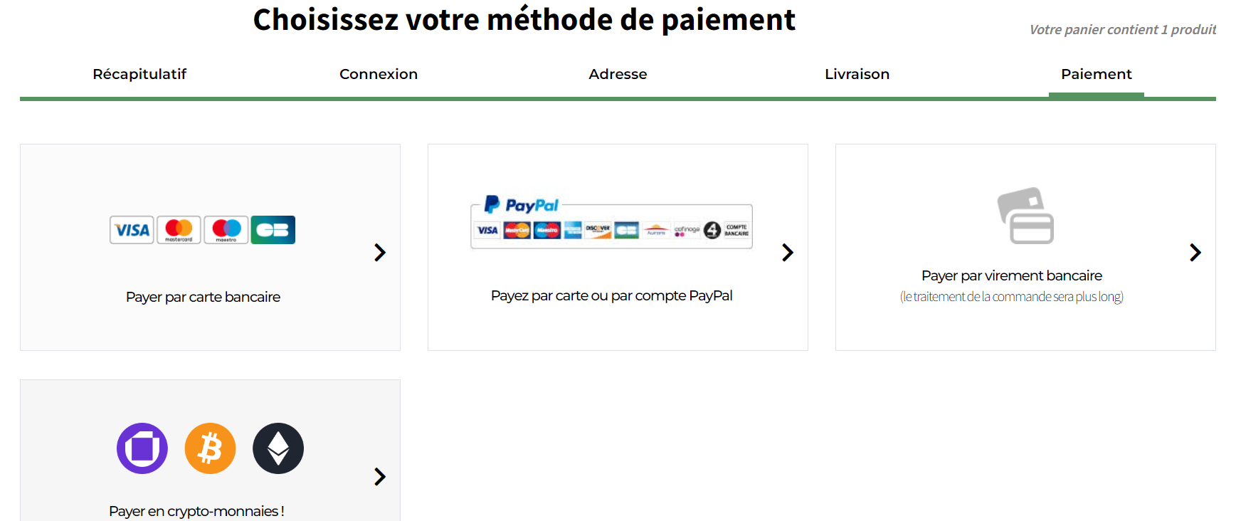 moyen paiement la compagnie du blanc