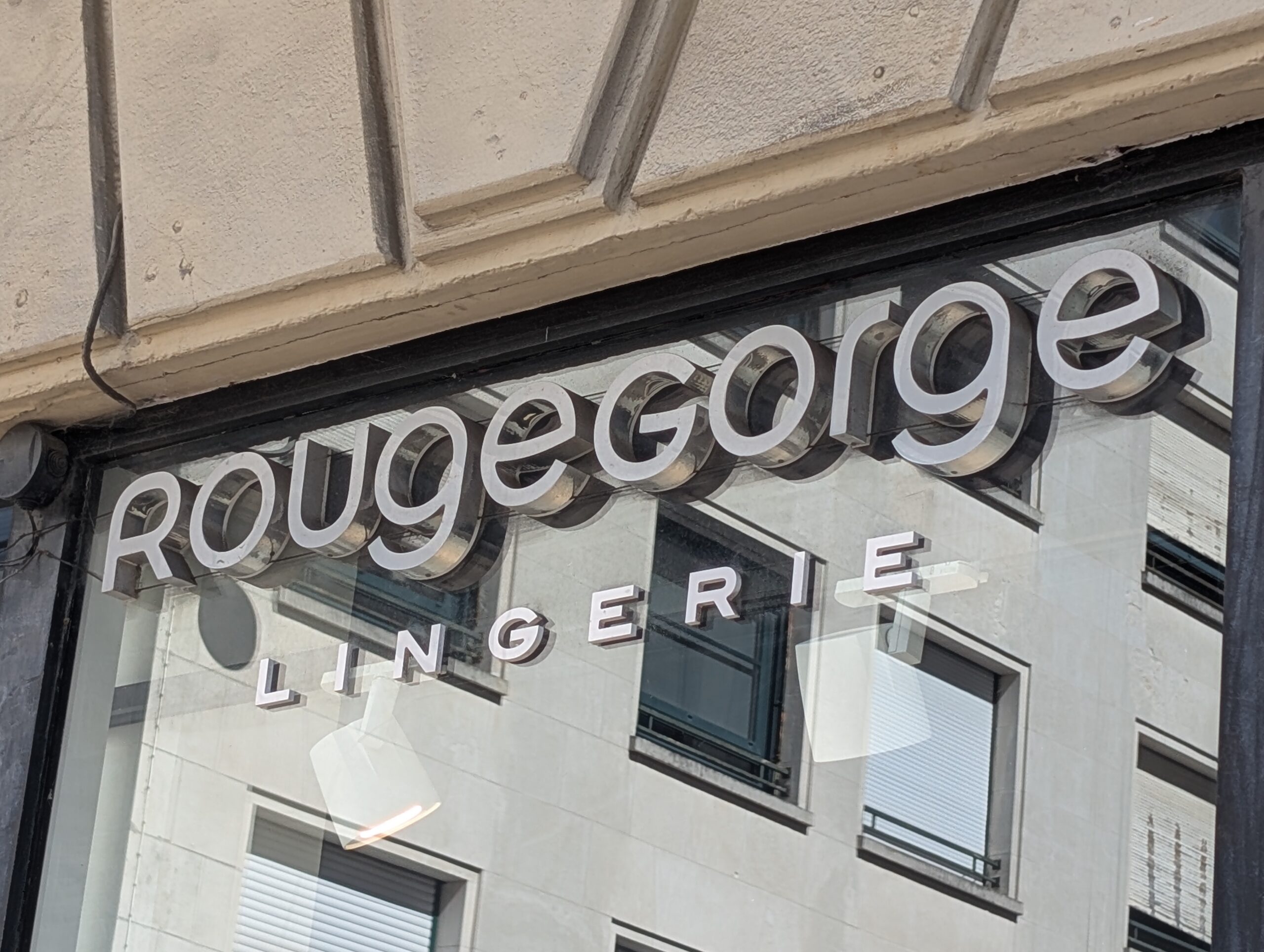 logo enseigne RougeGorge lingerie