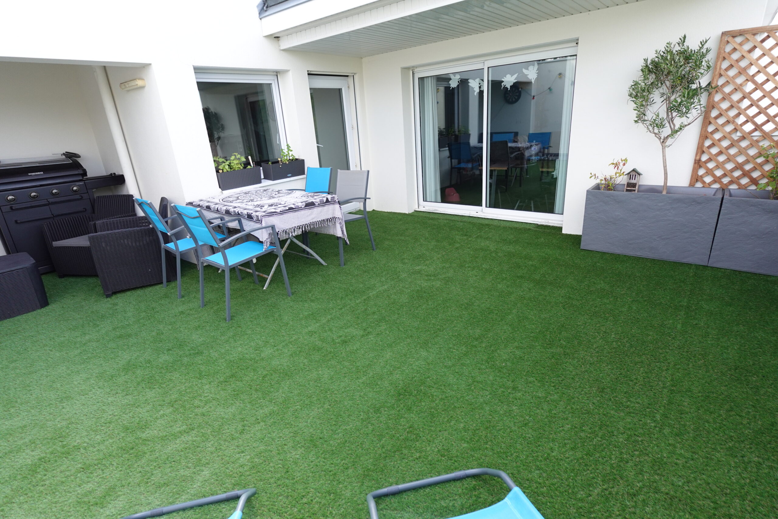 intégration gazon synthétique Nortene