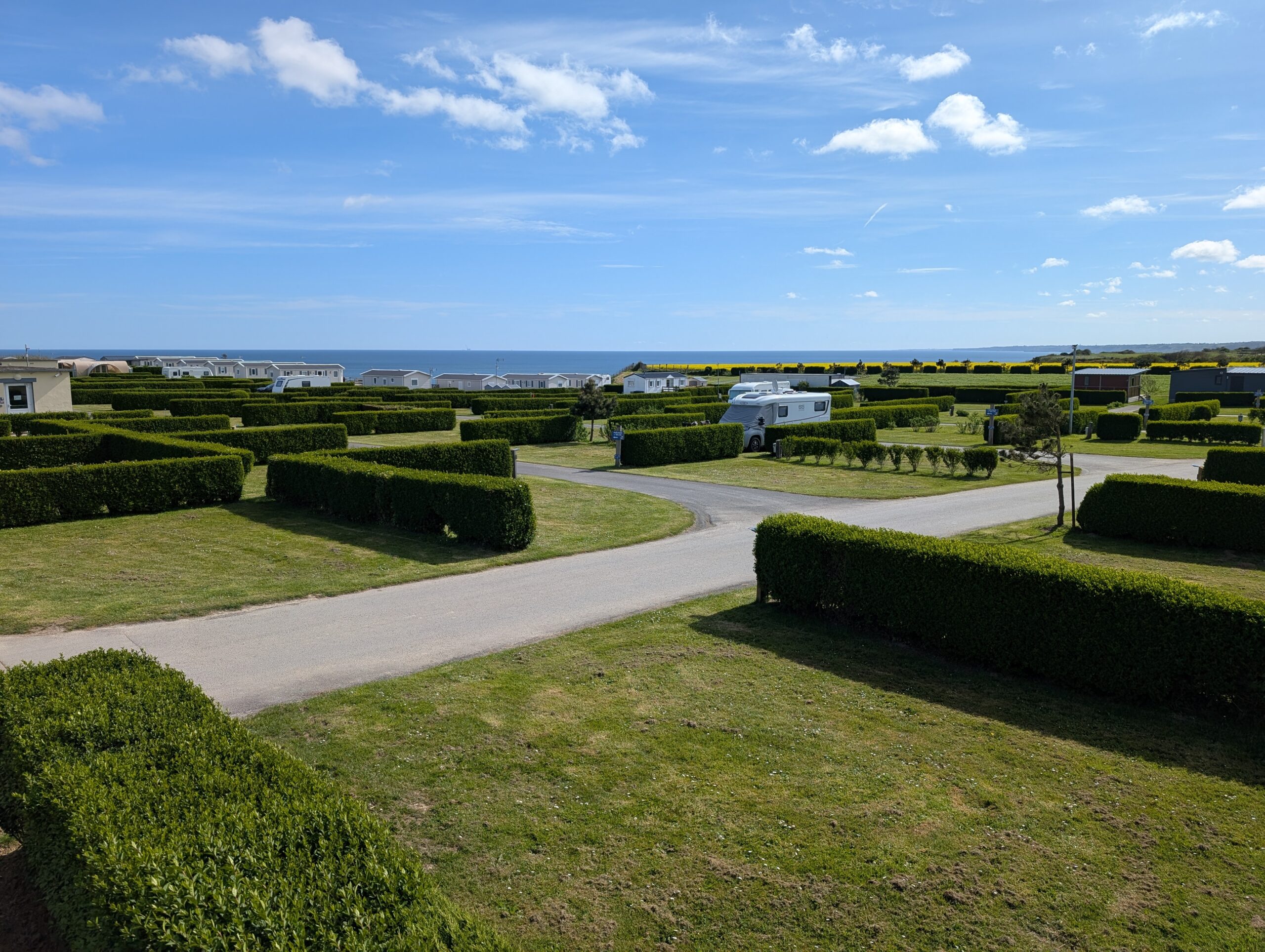 Partis emplacements du camping Omaha Beach
