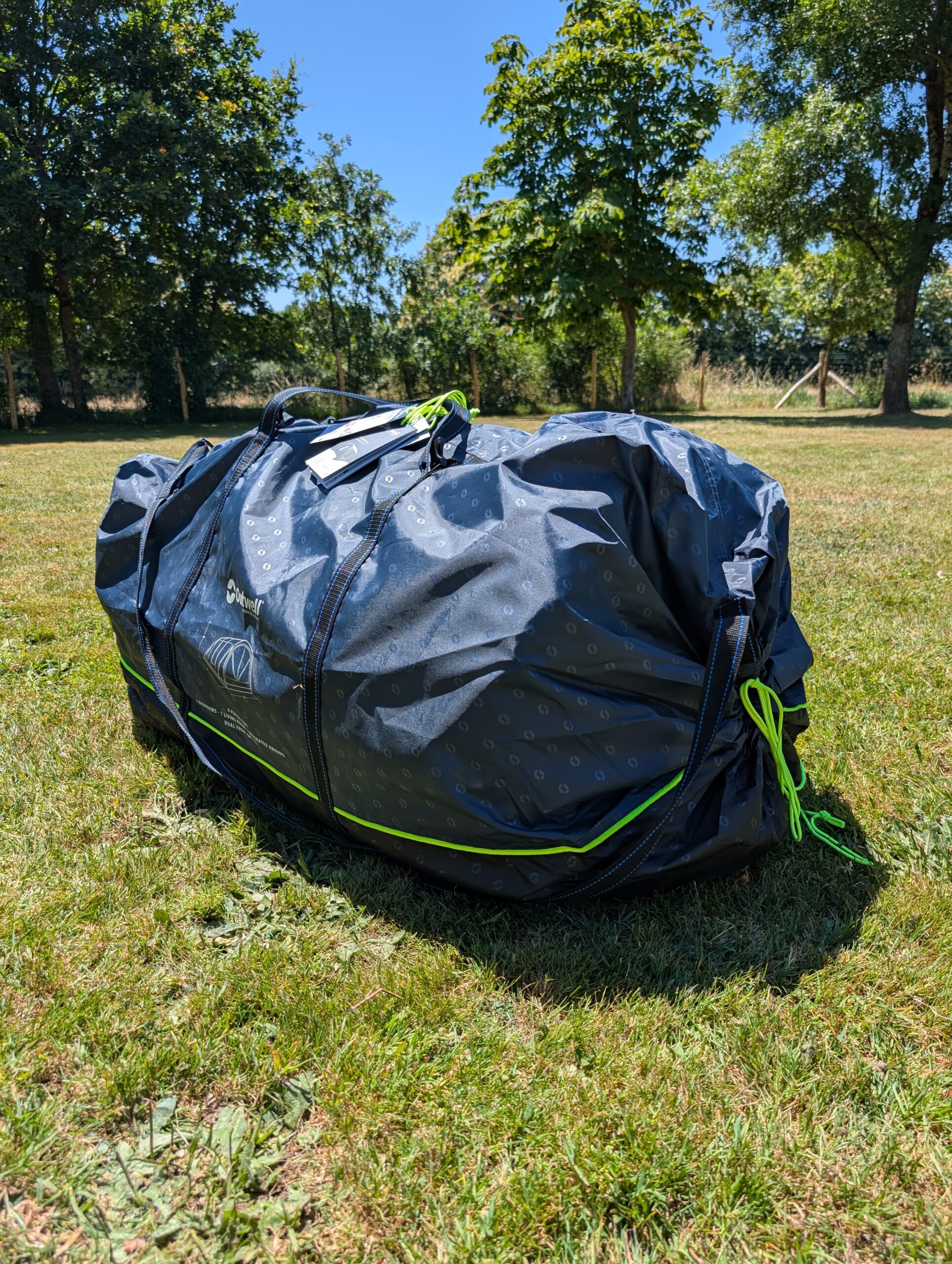 sac rangement Toile de tente gonflable Outwell Alabama 6 Air TC
